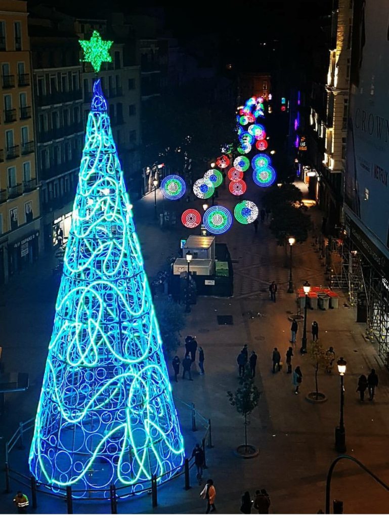 Iluminación navideña Madrid