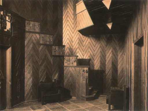 Bauhaus casa sommerfeld detalle escalera interior