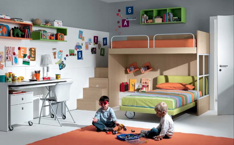 Mobiliario funcional habitaciones infantiles