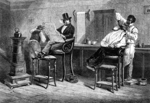Barbería siglo XIX