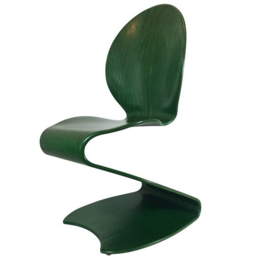 Silla S-chair diseño de Verner Panton