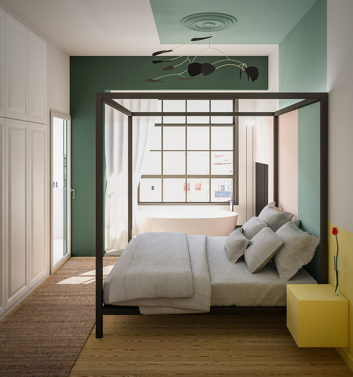 dormitorio-casa-gato-estilo-japandi-interiorismo-valencia-tiovivo